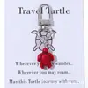 Chaveiro de Tartaruga Pequena Esmaltada Turquesa Criativo Mais Vendido, Item Popular em Plataformas Transfronteiriças, Venda Direta do Fabricante