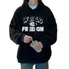 Moletom Estilo Harajuku Masculino Solto Estilo Bf Preguiçoso com Capuz Roupa de Outono/Primavera Ins Tendência Versátil Roupas Estilo Hong Kong