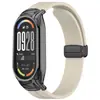 Adequado para capa metálica e pulseira de silicone Xiaomi Mi Band 10, pulseira de silicone com fecho magnético dobrável Xiaomi Mi Band 89nfc