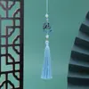 Estilo Chino Buena Suerte Carpa Flor de Ciruelo Orquídea Bambú Crisantemo Loto Caqui Borla de Paz Cesta de Flores Caja de Regalo Decoración Cadena para Teléfono Móvil Colgante
