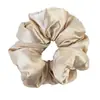 Diadema de satén scrunchie extragrande de moda 2025 para mujer que no tira del pelo