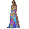 Vestido de Primavera 2025 Folha Nova com Elasticidade em Quatro Direções Boêmio Sem Alças Sem Alças que Arrasa no Chão para Mulheres