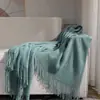 Manta de Sofá Transfronteriza con un Estilo Sencillo para Decoración de Casa de Huéspedes, Manta de Siesta, Manta Decorativa, Manta de Sofá, Manta de Aire Acondicionado