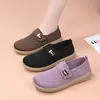 2026 Zapatos Cómodos para Mujer para Madres de Mediana Edad y Mayores, Mocasines Planos, Zapatos de Malla de Verano para Mujer, Zapatos de Tela del Viejo Pekín