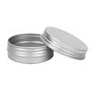 Cada caja de aluminio al por mayor 30 ml redonda roscada crema de manos 30 g latas pequeñas de aluminio bálsamo sólido caja de aluminio para bálsamo labial