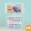 Marcadores à Base de Água, Empilháveis e que Não Borram do Fabricante para Alunos do Ensino Fundamental e Jardim de Infância, Adequados para Graffiti e Pintura DIY, Marcadores Acrílicos Laváveis