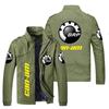 Chaqueta holgada con estampado de moda de primavera y otoño europea y americana, con logotipo de coche, ropa exterior para jóvenes, chaqueta informal de negocios, ropa de comercio exterior para hombres