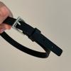 Collar Correa para el cuello de mujer Hebilla de cinturón simple que combina con todo Gargantilla Joyería para el cuello negra Collar de niña 2023 Nuevo
