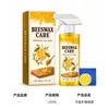 Set de Aerosol de Cuidado con Cera de Abejas para Uso Doméstico en Pisos de Madera y Muebles de Secuoya, Aceite de Cera de Mantenimiento Pulidor y Anti-Agrietamiento