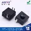 YT-1212 um em dois/dois em um 12*12 Lanterna interruptor de lâmpada botão de pé 1/2/3/4 adesivo de plugue