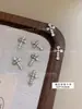 Acessórios de nail art de cruz em estilo gótico doce e cool, cruz de zircônia estilo punk, caveira de diamante, decoração de unhas com pérolas