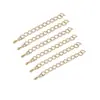 50 cadenas de extensión con cadenas de ajuste de borla y pequeños colgantes de gota de agua, accesorios para collar y pulsera de joyería hechos a mano para DIY
