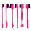 Cepillo para cejas de función multi-efecto explosión transfronteriza peine de maquillaje borde línea del cabello cepillo para teñir el cabello limpieza de cabello roto herramienta de maquillaje de belleza