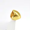 Anillo Nuevo Europeo y Americano de Apertura Ajustable Brillante Exagerado Asimétrico de Gama Alta Anillo Abierto en Espiral Anillo