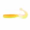 Isca Macia com Cauda Enrolada Rosqueada, Isca de Bass de Duas Cores, Isca para Peixe Mandarim, 6,5 cm por Pacote