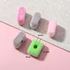 Terciopelo de Invierno Acrílico Letra Inglesa Cuentas de Agujero Grande Cuentas Sueltas Accesorios para Joyería DIY Pulsera Collar Colgante para Bolsa