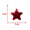 Parches Bordados de Lentejuelas de Estrella de Cinco Puntas Nuevos y Coloridos en Stock para Bolsos, Ropa, Parches Bordados Versátiles al Por Mayor