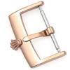 Accesorios de reloj de mano de obra sustituta Cierre de acero inoxidable 316L Hebilla de cinturón con pasador pulido fino 12-20 mm