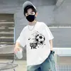 Camiseta Fresca y Moderna para Niños Mayores, Top de Verano 100% Algodón para Niños, Camiseta de Manga Corta Nueva de Verano 2026 para Niños
