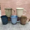 Taza Cerámica Alta Temperatura Taza Grabada Taza Esmalte Reactivo Taza Esmalte de Horno