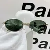 2026 Nuevo Estilo Estilo Old Money Retro Metal Gafas de Sol Ovaladas Anti-UV Estilo Coreano Gafas de Sol para Fotografía al Aire Libre para Mujeres