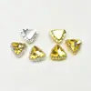 Fivela de Cristal com Garra Costurada à Mão de Borda Triangular, Acessórios DIY Soldados com Strass Costurados à Mão para Lenços, Chapéus e Roupas