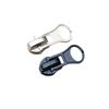 5 # Puxador Automático de Nylon para Roupas, Puxador de Zíper de Metal, Puxador de Forma Amendoada com Travamento Automático para Bolsas e Têxteis Domésticos, Puxador em Forma de Cabaça