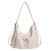Bolso de Hombro Femenino Fresco y Sencillo 2026 Nueva Moda Versátil Bolso Cruzado de Cuadros Gran Capacidad Bolso de Mano para Viajes