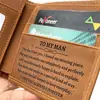 Ve Amazon Retro Europeo y Americano Exportación Cuero Crazy Horse Bolso de Hombre Cartera Cuero Genuino con Grabado Función Antirrobo Billetera para Monedas