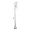Vajilla de acero inoxidable transfronteriza, cuchillo y tenedor para carne, cuchara de postre, tenedor de mango largo, cuchara para hielo, vajilla occidental portuguesa, juego de cuchillo y tenedor, cuchara