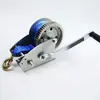 Winch manual de servicio pesado de 4000 LBS, engranajes engrosados, winch de manivela, winch de remolque para yates