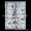 Arte de Uñas 240 Piezas Transparentes Ovaladas para Uñas Piezas para Uñas Semi-Pegadas Color Natural para Uñas Redondas para Uñas