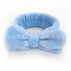 Terciopelo de coral diadema elástica correa de muñeca traje lazo lavado de cara banda para el pelo impermeable mancha accesorios para el pelo nuevo estilo coreano