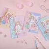 QingyifAng DorA VitAlity Girl Encuadernación Inalámbrica A5 Lindo Cuaderno de Dibujos Animados Bloc de Notas Diario