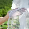 Fabricante toda renda de poliéster jacquard tela de janela translúcida oca cortina decoração de casamento ao ar livre cortina de fio de flor rosa transfronteiriça
