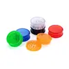 Cenicero molinillo de cigarrillos de plástico de tres capas con forma de arco, diámetro de 60 mm, de color, fabricante transfronterizo, fuente, superventas, superventas transfronterizo