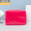 Comércio Exterior Popular Pu Pequena Bolsa de Mão para Cosméticos Portátil Feminina de Viagem Necessaire Cosméticos Bolsa de Cosméticos Atacado