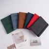 Funda de Pasaporte de Cuero de Alta Gama para Uso en el Extranjero, Funda de Pasaporte Antirrobo, Funda de Documentos Multicapa Multifuncional