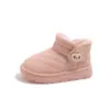 Invierno 2026 Nuevas Botas de Nieve de Dibujos Animados para Niñas Zapatos de Algodón con Terciopelo Engrosado Botas de Algodón para Niños Zapatos Cálidos Botas Cortas Zapatos de Algodón