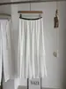 Falda Larga Elegante de Gasa con Bloques de Color y Caída, Estilo Coreano Nuevo para Mujer, Verano 2026 6578