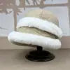 Sombrero de Pescador con Forro de Felpa para Mujer, Moda Otoño e Invierno, Empalme Engrosado, Versátil, Sencillo, Viaje, Cálido, A Prueba de Frío, Protección para los Oídos, Sombrero de Pescador, Moderno