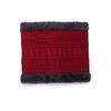 Chapéu Masculino Outono e Inverno Lã Tricotado Gorro com Forro de Lã Chapéu Espessado Gorro Tricotado de Duas Peças Comércio Exterior
