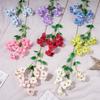 Flor de Begonia Flor Artificial Simulada Ramo Hecho a Mano para Boda Flor de Seda Flor Decorativa Artificial Venta al por Mayor Arreglo de Boda Arreglo de Flor de Piso