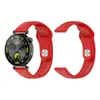Adequado para Relógio Huawei Gt4/5 Pulseira de Silicone Monocromática Fivela Invertida Pulseira de Pulso de Silicone Fivela de 18mm Pulseira de Relógio de Silicone