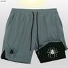 AliExpress Pantalones de Playa de Verano para Hombre de Doble Capa 2 en 1 Rayados de Malla Deportiva para Correr Pantalones Cuádruples de Secado Rápido Impermeables
