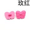 Botones de Plástico de Mariposa de Dibujos Animados Lindos de Colores Dulces para Suéteres Infantiles, Ropa Exterior, Cárdigans de Punto, Botones Decorativos Cosidos a Mano