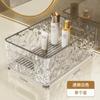 Caja de Almacenamiento Cosmético Lavabo Acrílico Transparente Cesta de Almacenamiento para Artículos de Aseo y Productos para el Cuidado de la Piel Estante Organizador
