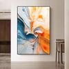 Pintura al Óleo Decorativa de Arte con Textura Colorida, Pintura Colgante de Pared de Fondo para Sala de Estar de Lujo Ligero Moderno, Arte de Pared para Comedor y Dormitorio
