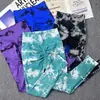 Nuevos Pantalones de Yoga Trenzados Sexy con Abertura Lateral de Cintura Alta Sin Costuras Miel Cadera Pantalones Deportivos Leggings
