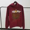 Blockbuster original de comercio exterior 450G chalecos acolchados de terciopelo para pastel sudadera con estampado de araña de espuma sudaderas Sp5der